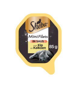 Sheba filets kip/kalkoen saus 85gr