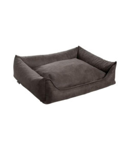 Ortho sofa leder/teddy olijf 120/85