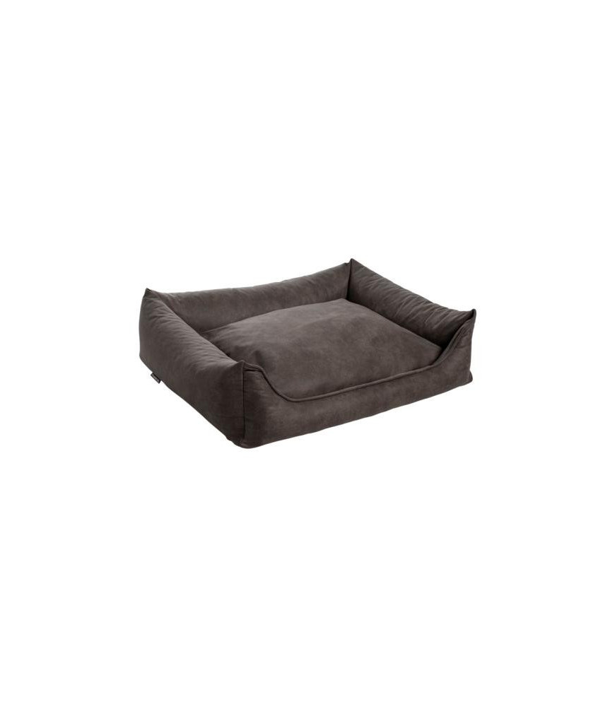 Ortho sofa leder/teddy olijf 120/85