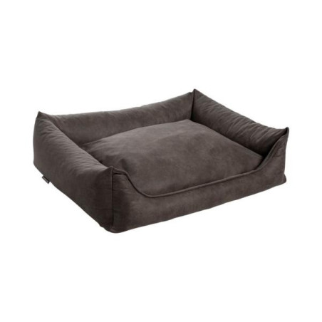 Ortho sofa leder/teddy olijf 120/85