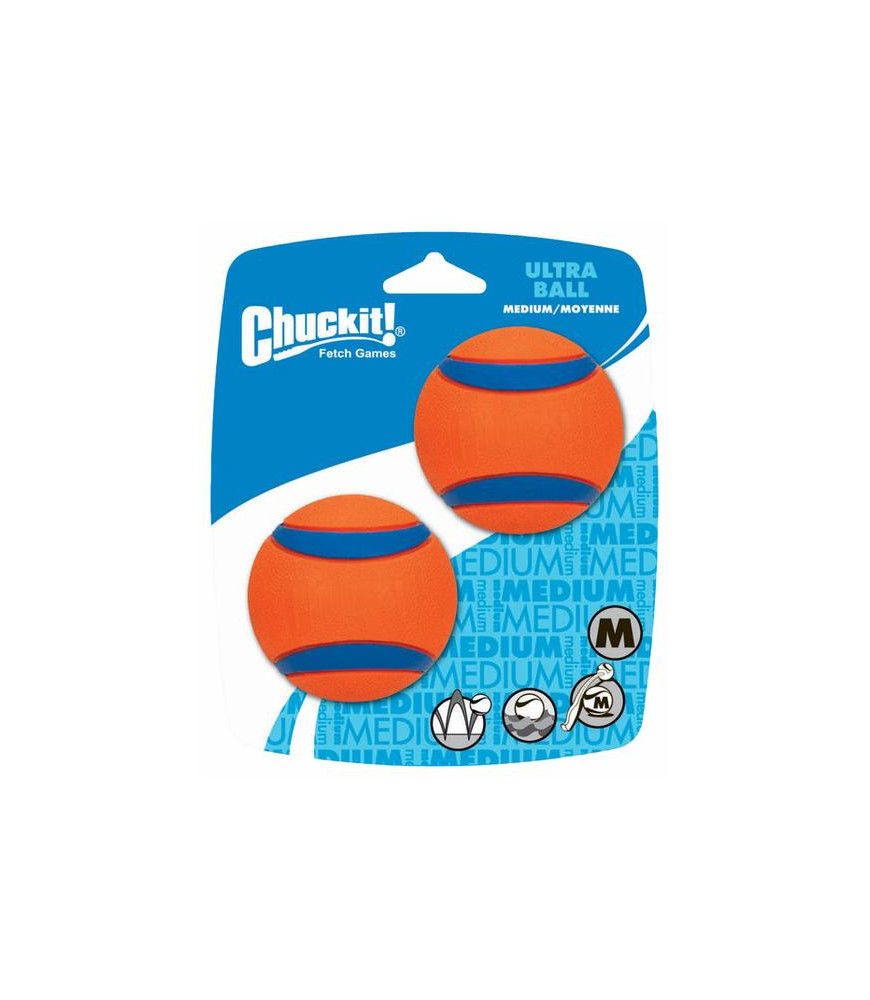 Chuckit ultra ball md 6 cm 2 stuks