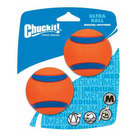 Chuckit ultra ball md 6 cm 2 stuks