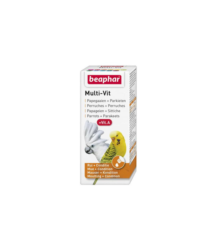 Beaphar multi vit pap/parkiet 20 ml