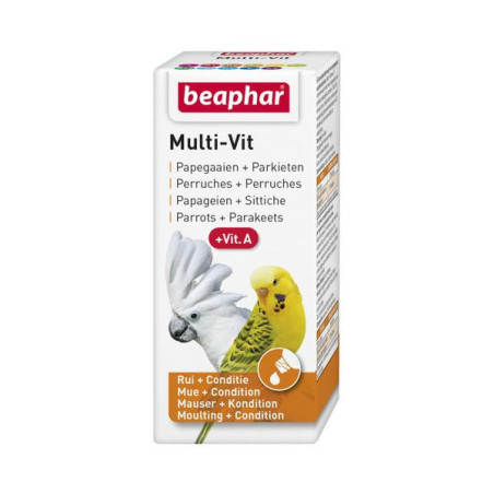 Beaphar multi vit pap/parkiet 20 ml