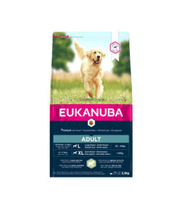 Eukanuba adult l/xl lam/rijst 2.5kg