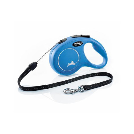 Flexi classic cord sm blauw 8 meter