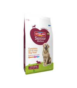 Smolke hond senior medium 12kg