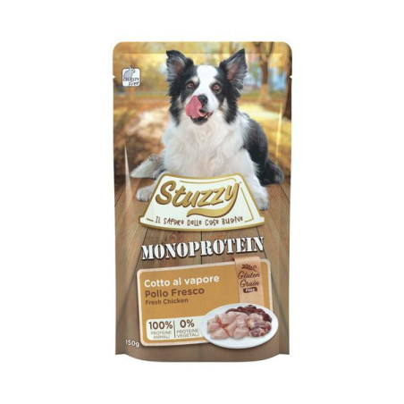 Stuzzy hond pouch mono kip 150gr