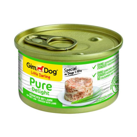 Gimdog pure delight kip/lam 85gr