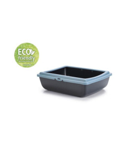 Kattenbak juliet  eco blauw/zwart