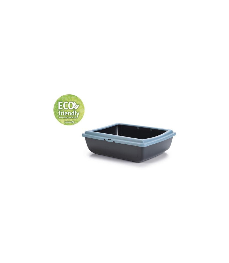 Kattenbak juliet  eco blauw/zwart