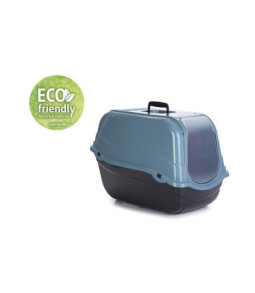 Kattenbak romeo eco blauw/zwart