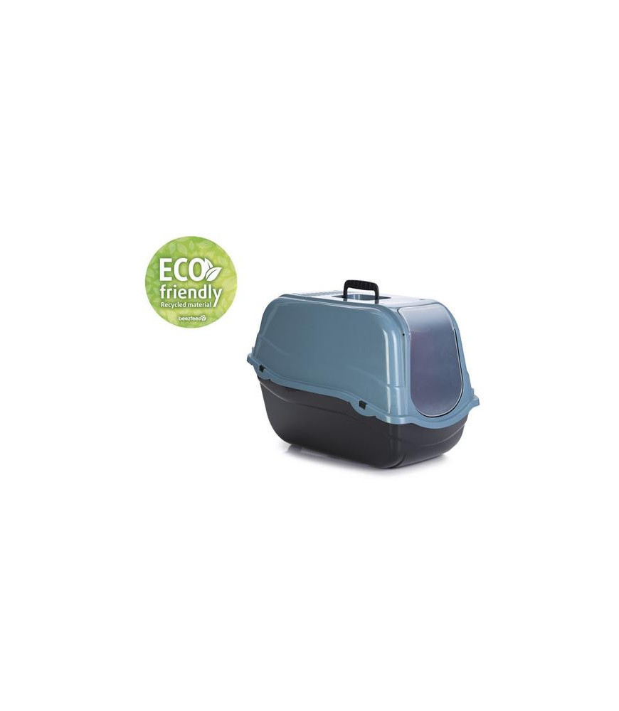 Kattenbak romeo eco blauw/zwart