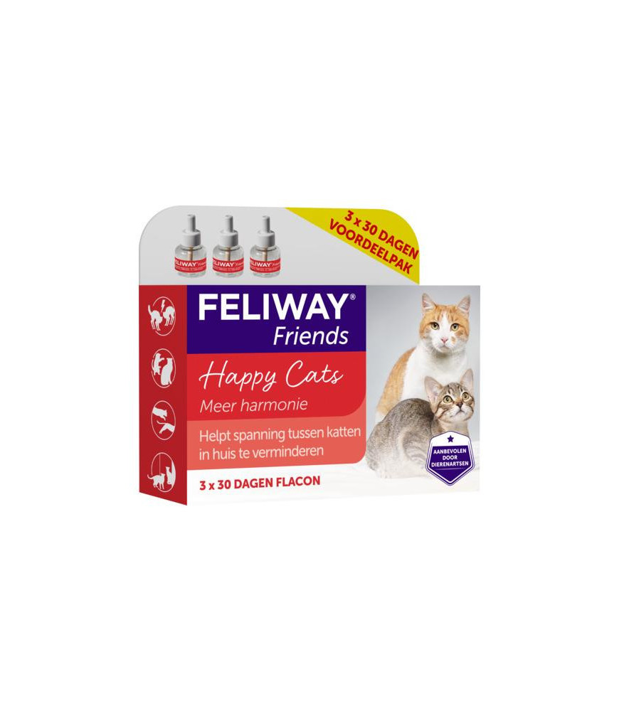 Feliway friends tripack 3x48 ml