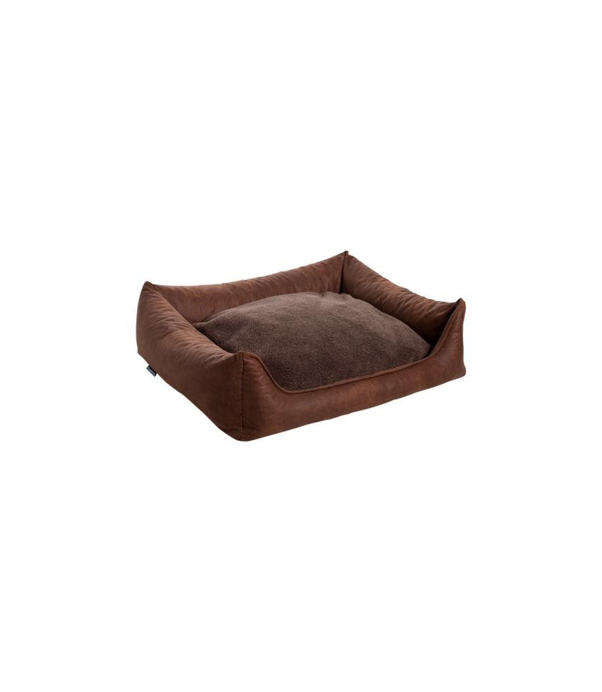 Ortho sofa lederlook cognac 100/870