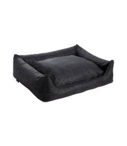 Ortho sofa lederlook zwart 90/70 cm