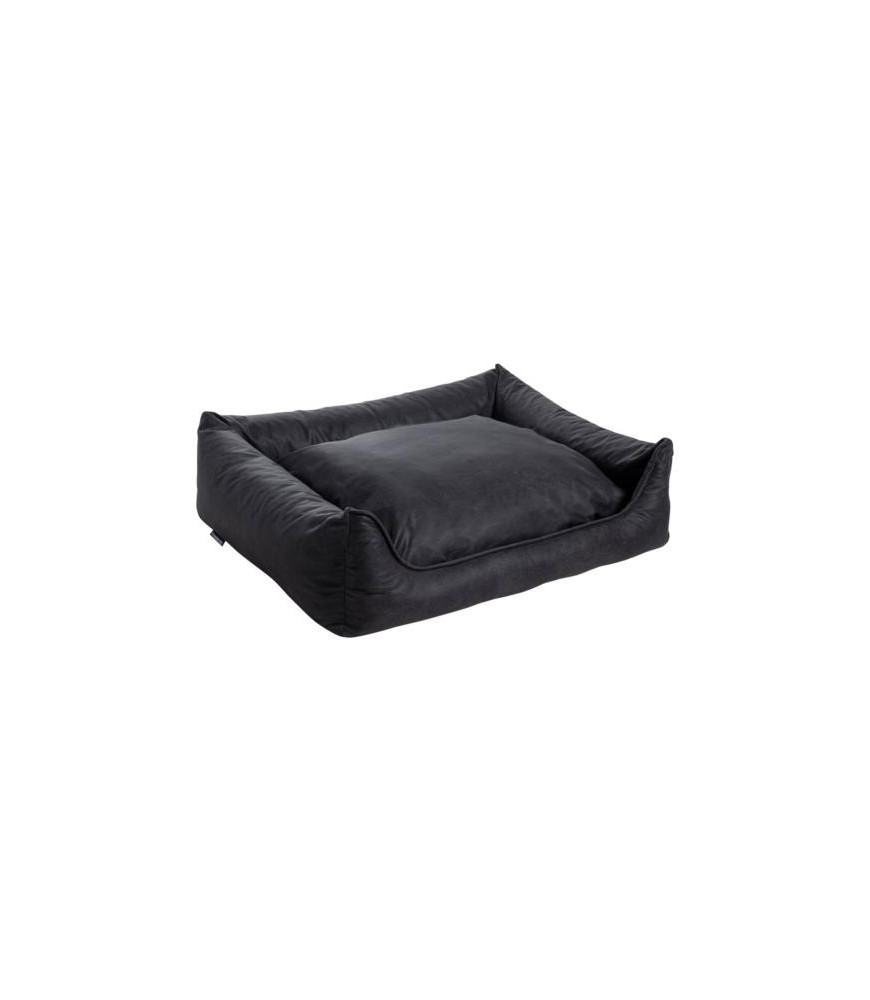 Ortho sofa lederlook zwart 90/70 cm