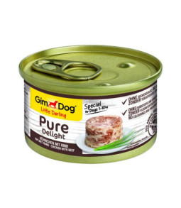 Gimdog pure delight kip/rund 85gr