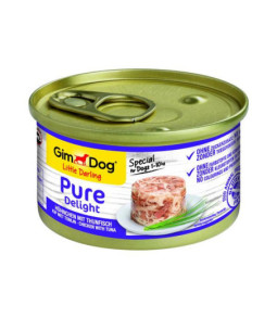 Gimdog pure delight kip/tonijn 85gr